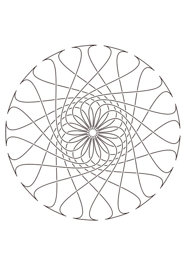 mandala29 Disegno da colorare mandala29