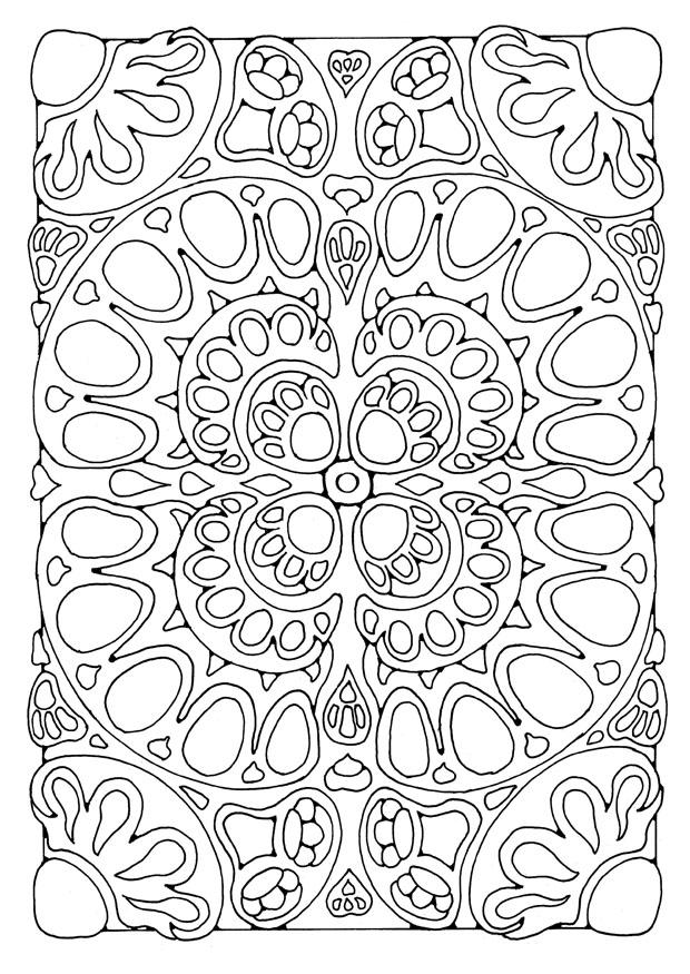 mandala2a Disegno da colorare mandala2a