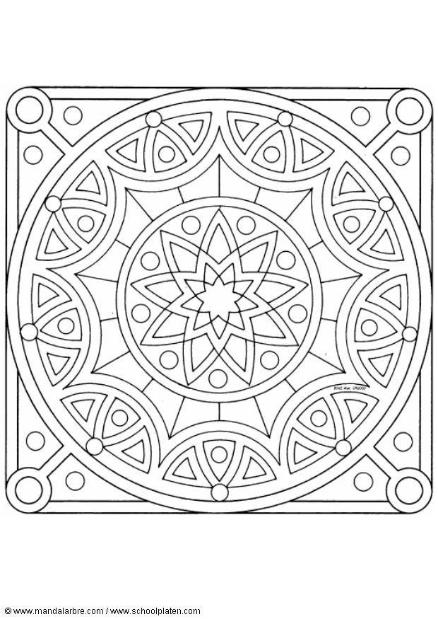 mandalab2 Disegno da colorare mandalab2