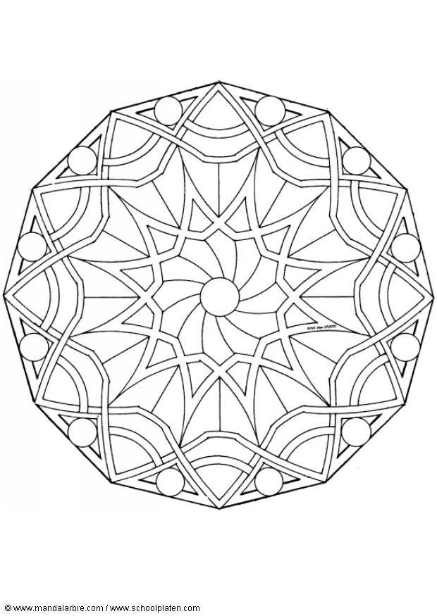 mandalab5 Disegno da colorare mandalab5