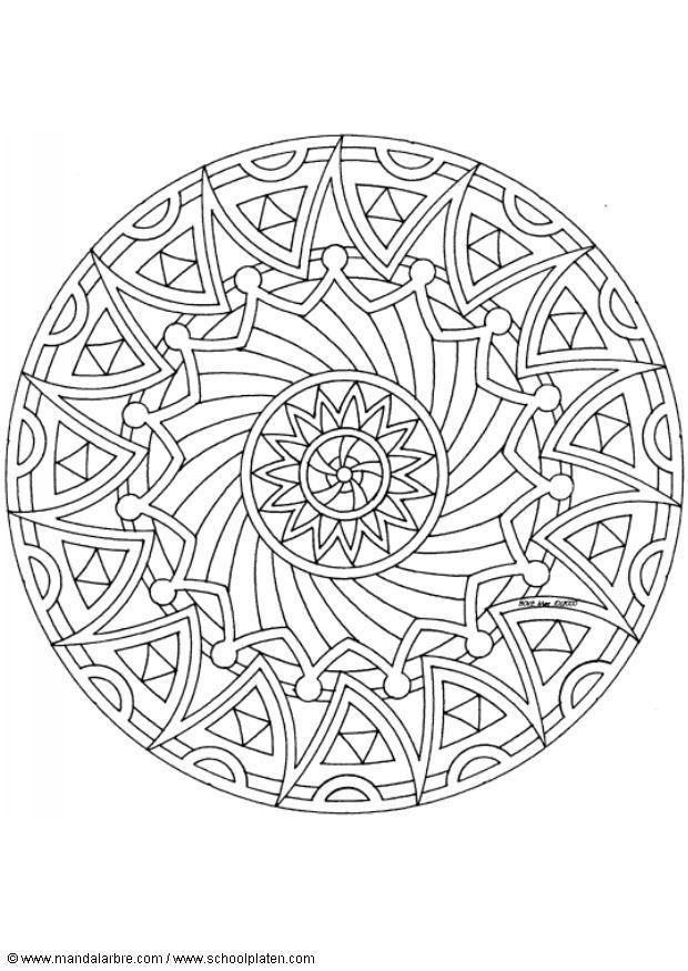 mandalav3 Disegno da colorare mandalav3