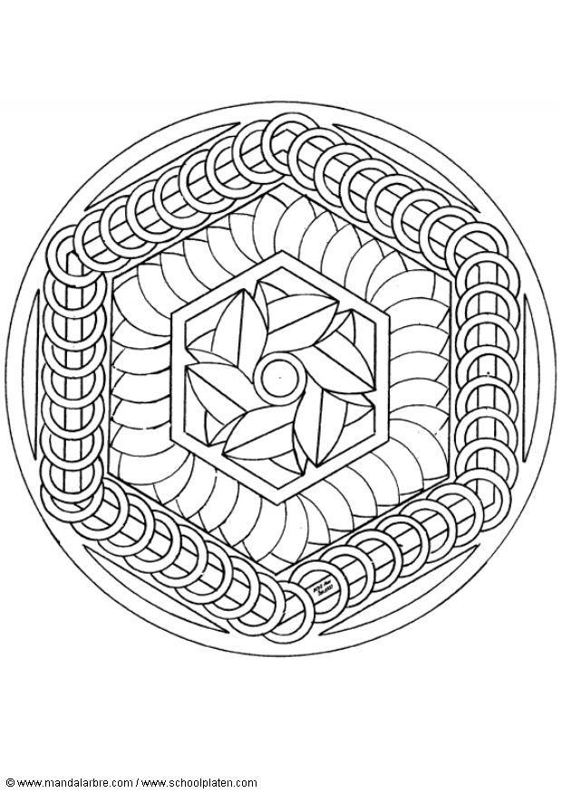 mandalax7 Disegno da colorare mandalax7