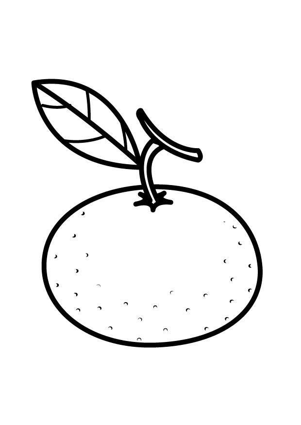 mandarino Disegno da colorare mandarino