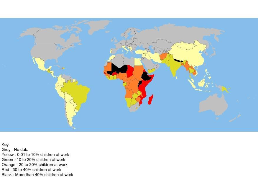 mappa lavoro infantile immagine mappa lavoro infantile