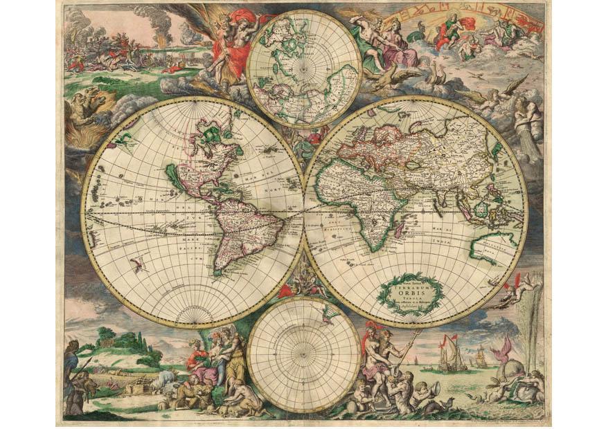 mappamondo 1689 immagine mappamondo 1689