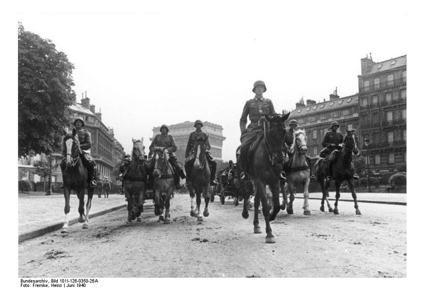 marcia delle truppe tedesche a parigi Foto marcia delle truppe tedesche a parigi