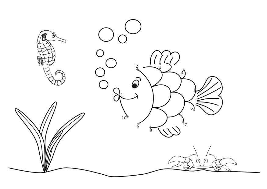 mare Disegno da colorare mare