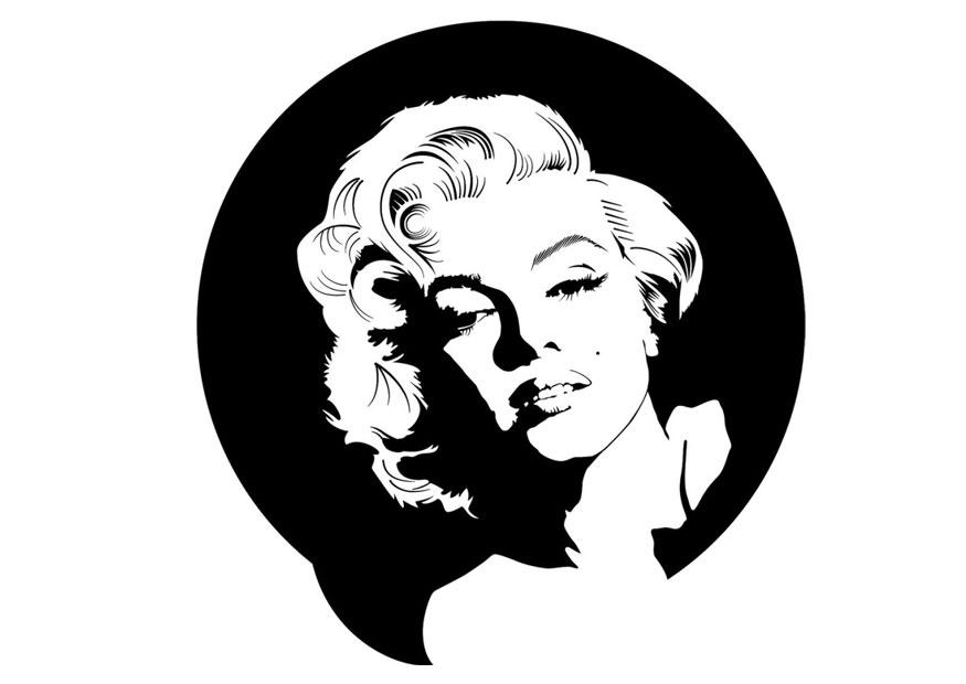 marilyn monroe Disegno da colorare marilyn monroe