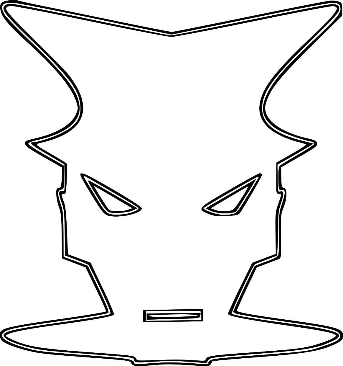 maschera Disegno da colorare maschera