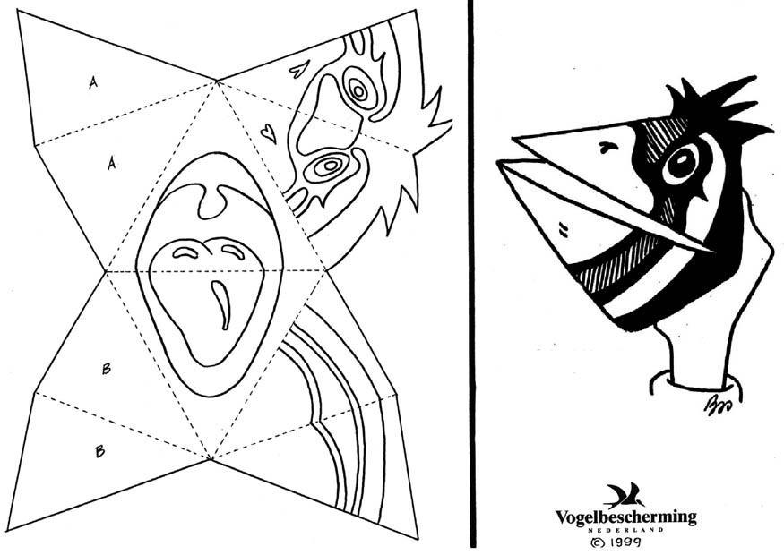 maschera a mano senza testo Disegno da colorare maschera a mano senza testo