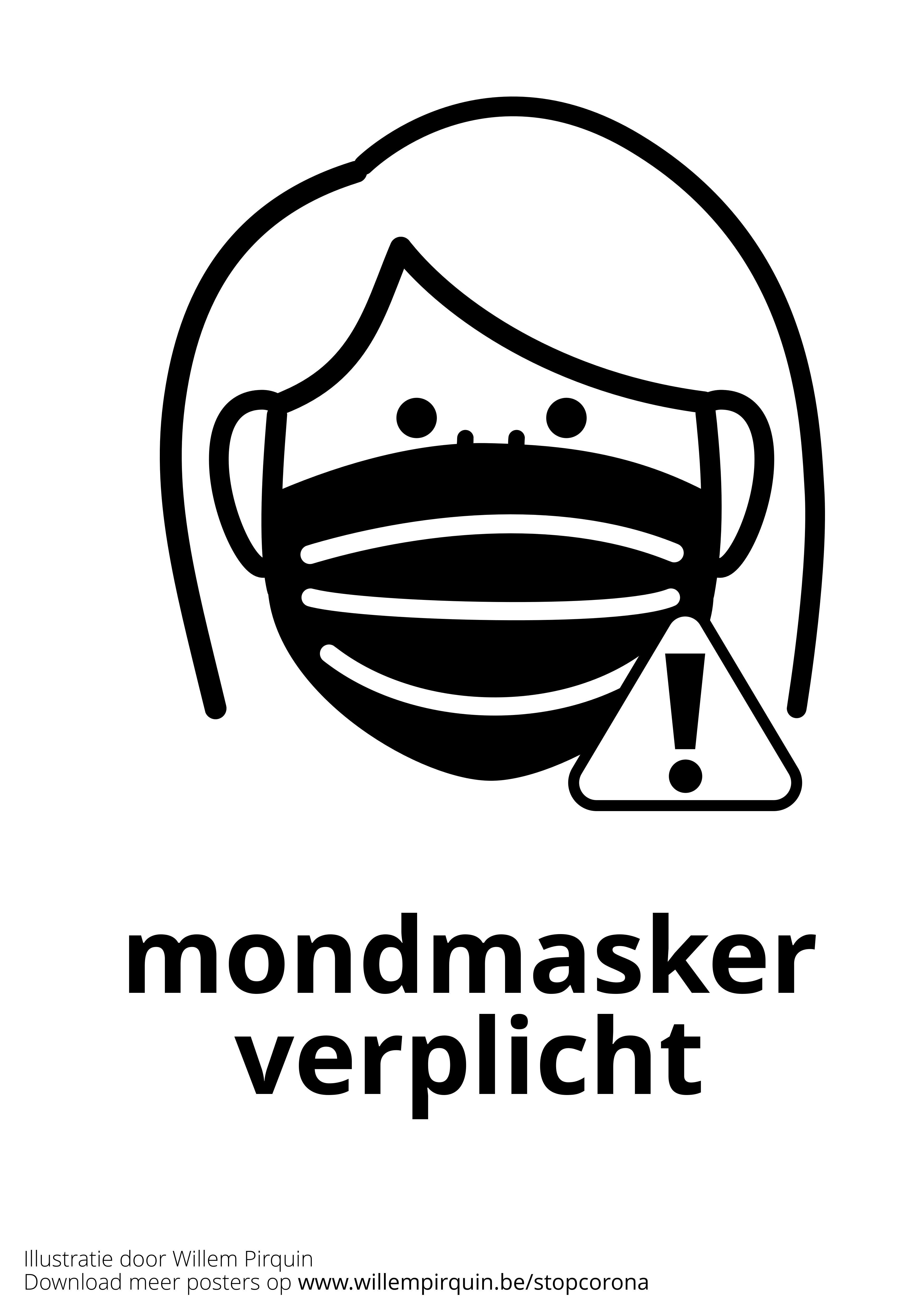 maschera bocca obbligatoria Disegno da colorare maschera bocca obbligatoria