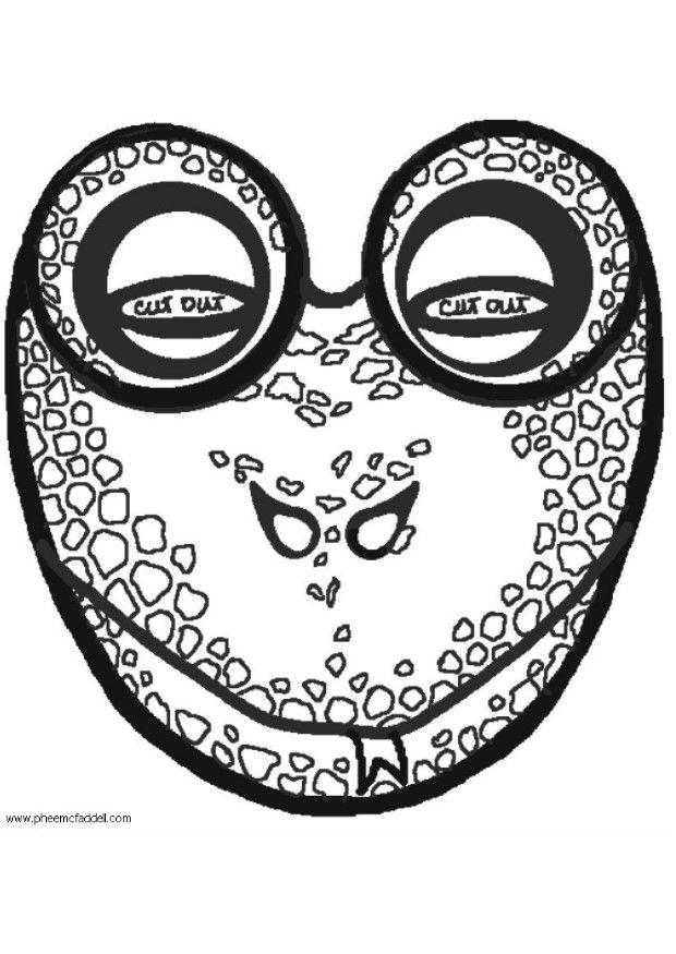maschera da rana Laboratorio creativo maschera da rana