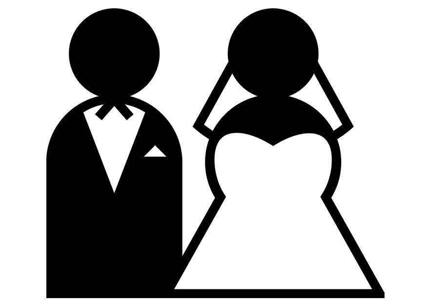 matrimonio Disegno da colorare matrimonio