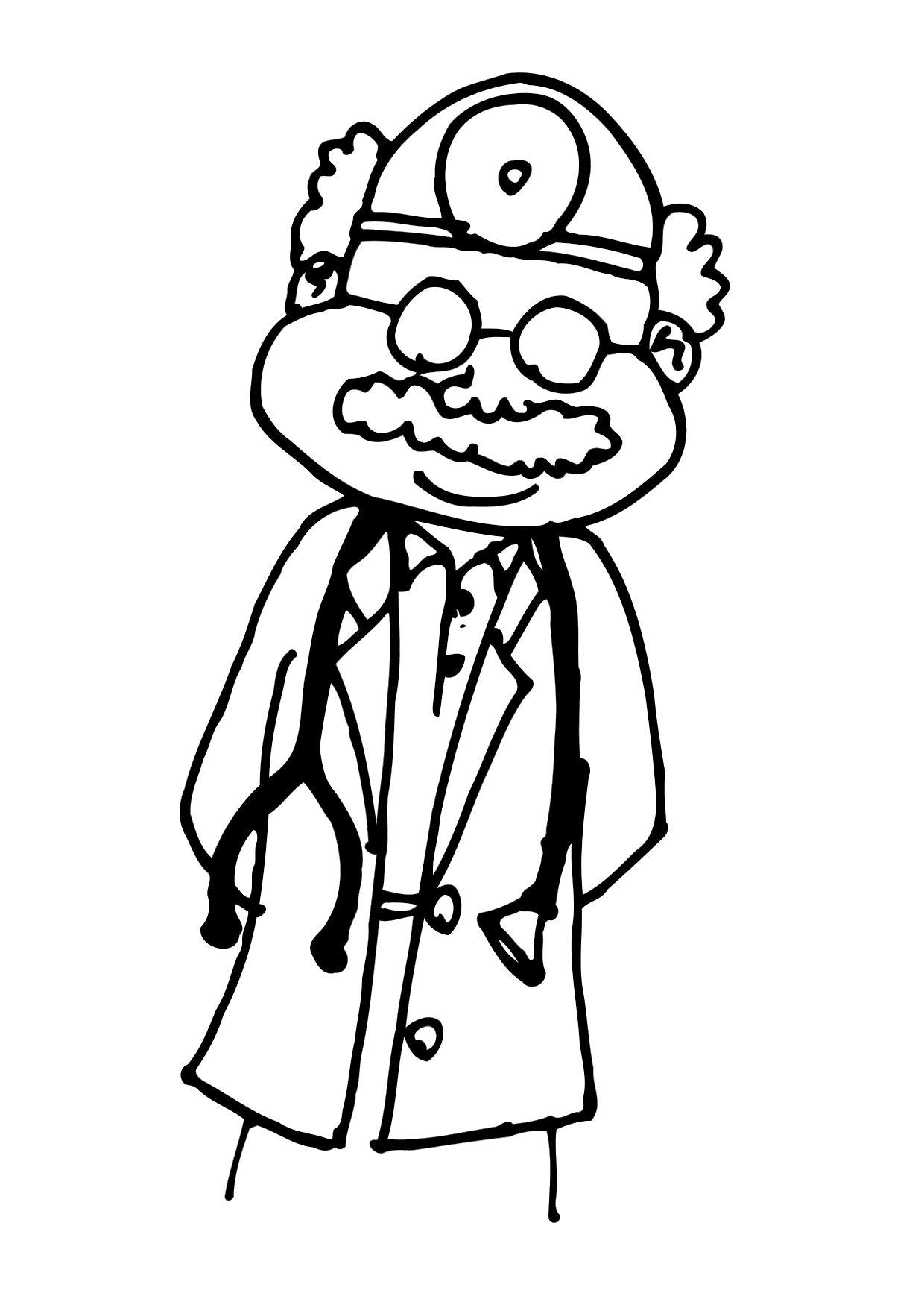 medico Disegno da colorare medico