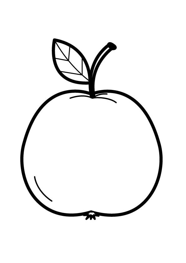 mela Disegno da colorare mela