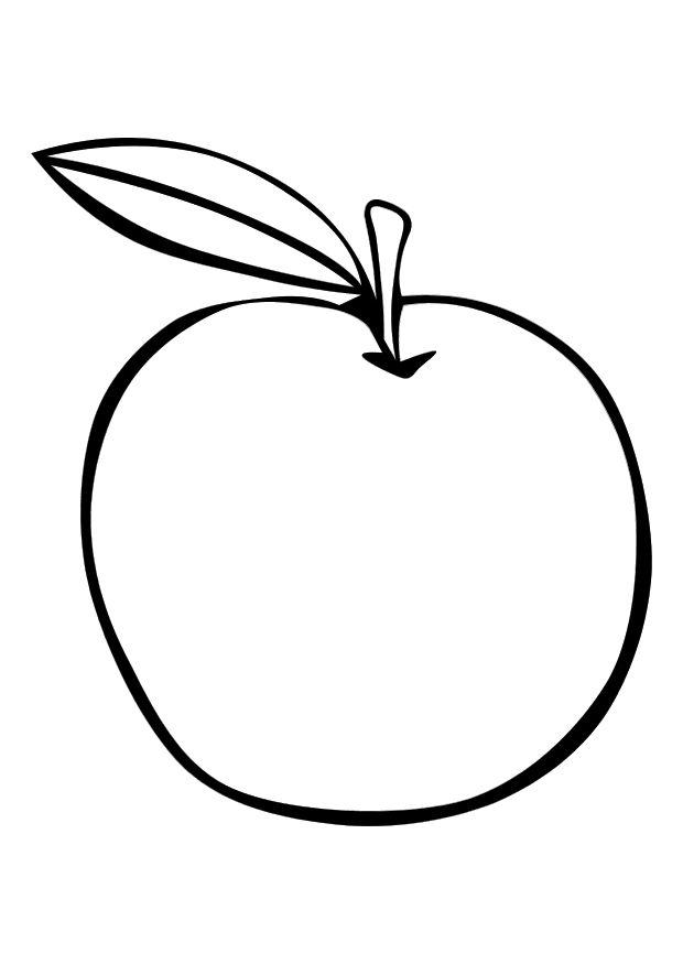 mela Disegno da colorare mela