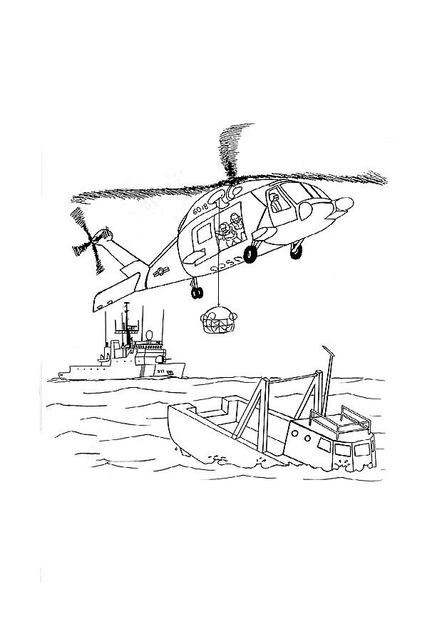 missione di salvataggio Disegno da colorare missione di salvataggio