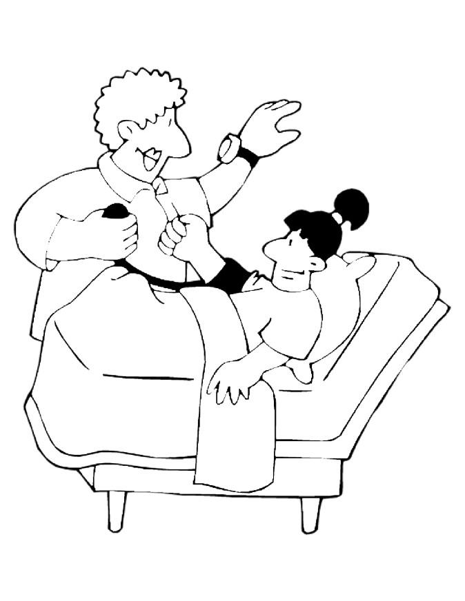 misurare la pressione Disegno da colorare misurare la pressione