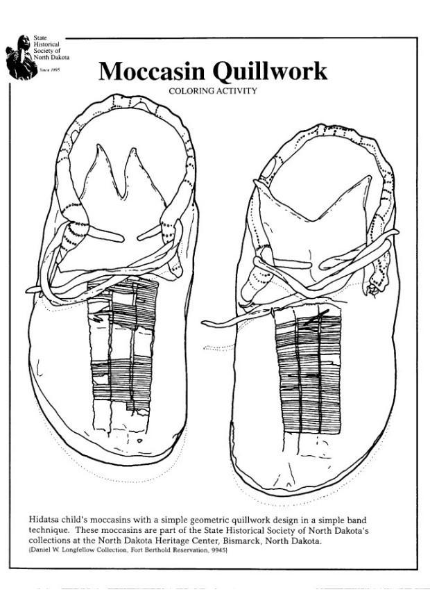 moccassino Disegno da colorare moccassino