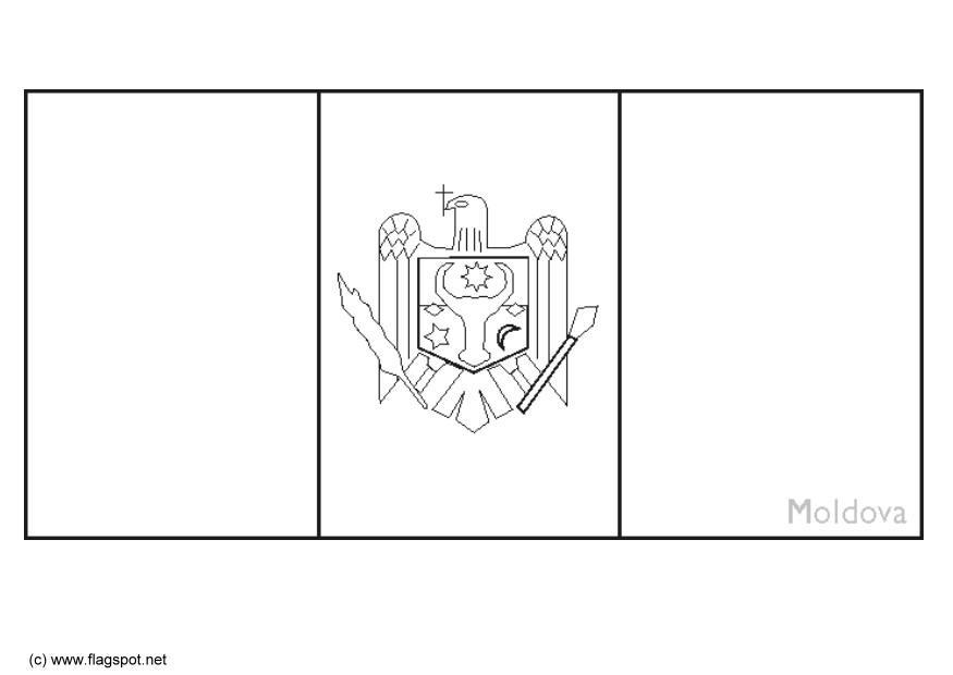 Disegno da colorare moldavia