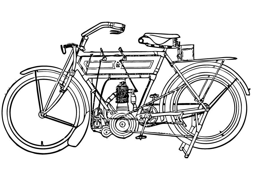 moto Disegno da colorare moto