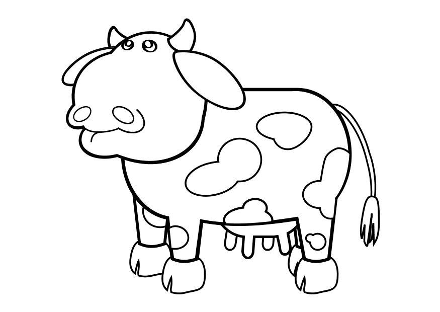mucca Disegno da colorare mucca