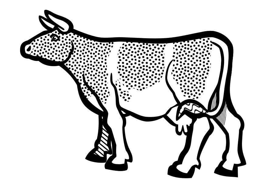 mucca Disegno da colorare mucca
