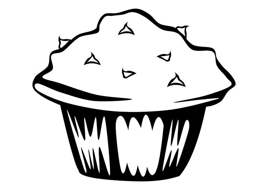 muffin Disegno da colorare muffin