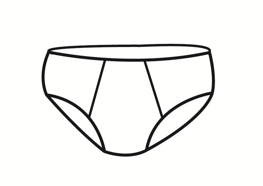 mutande Disegno da colorare mutande