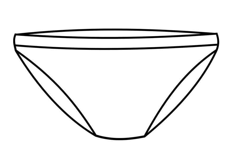 mutande Disegno da colorare mutande