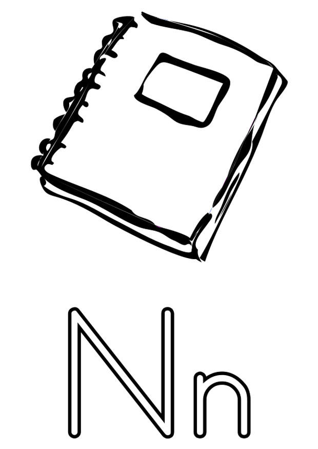 n Disegno da colorare n