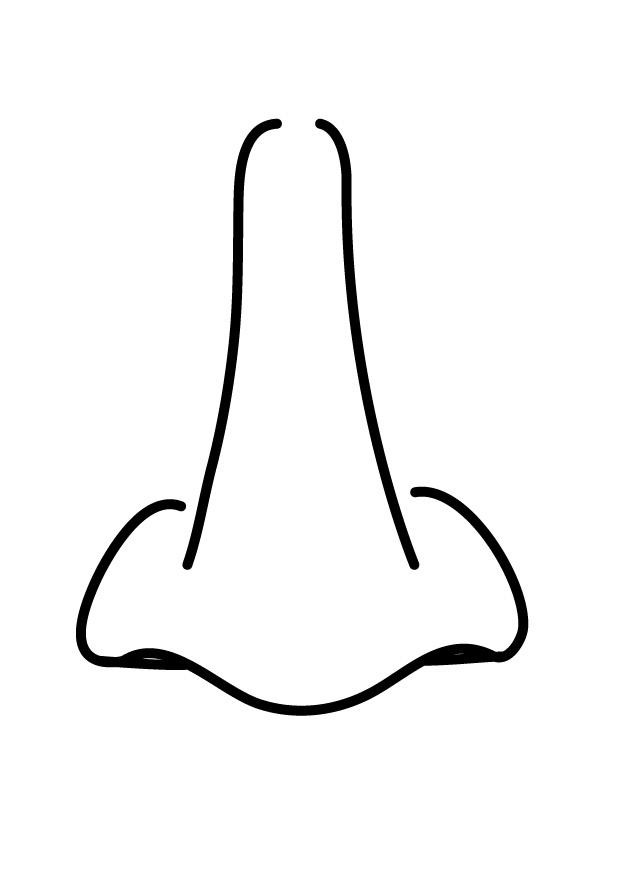 naso Disegno da colorare naso
