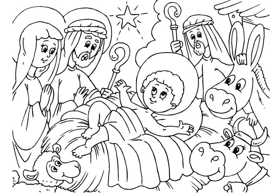 nativitA - la nascita di gesA¹ Disegno da colorare nativitA - la nascita di gesA¹