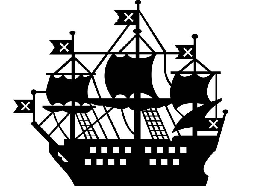 nave Disegno da colorare nave