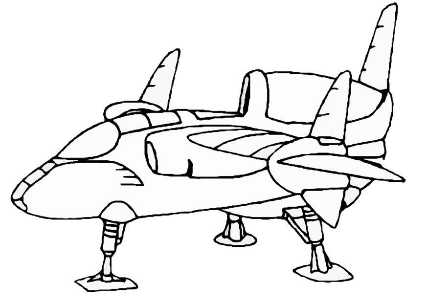 nave spaziale Disegno da colorare nave spaziale