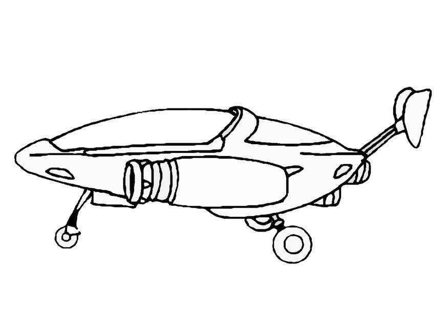 nave spaziale Disegno da colorare nave spaziale