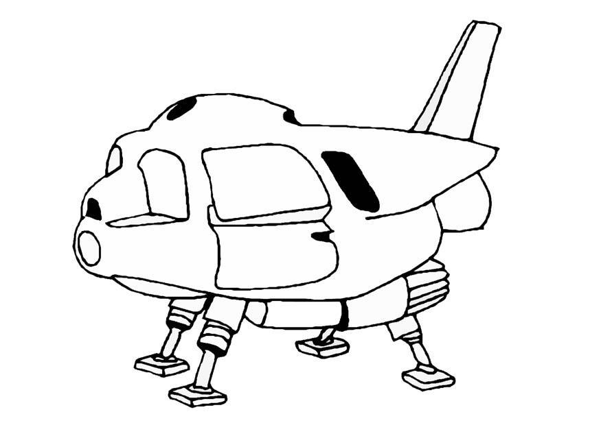 navetta spaziale Disegno da colorare navetta spaziale