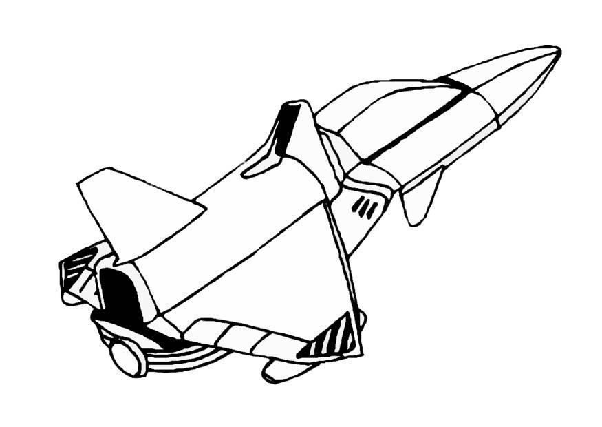 navicella spaziale Disegno da colorare navicella spaziale