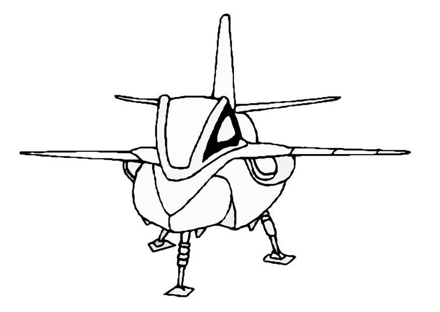 navicella spaziale Disegno da colorare navicella spaziale
