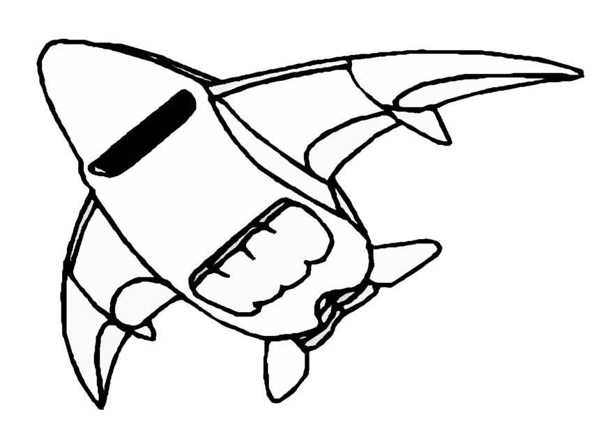 navicella spaziale Disegno da colorare navicella spaziale