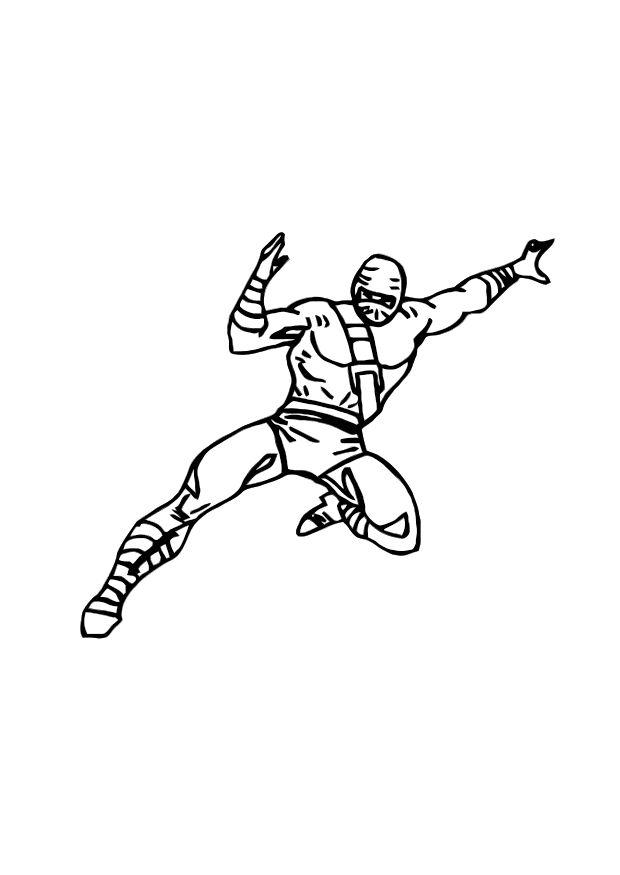 ninja Disegno da colorare ninja
