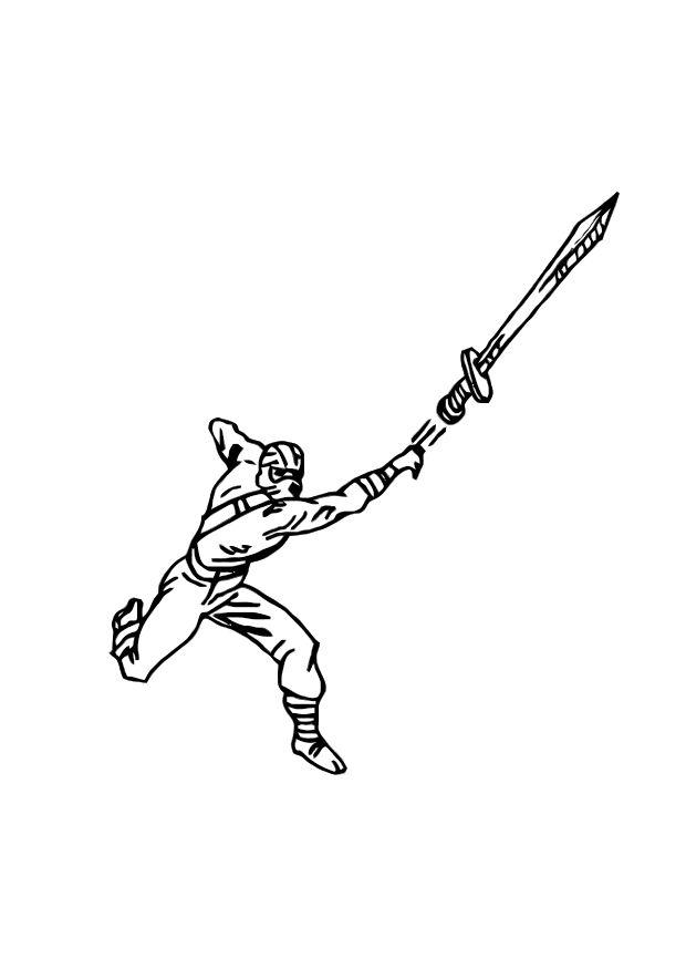 ninja Disegno da colorare ninja