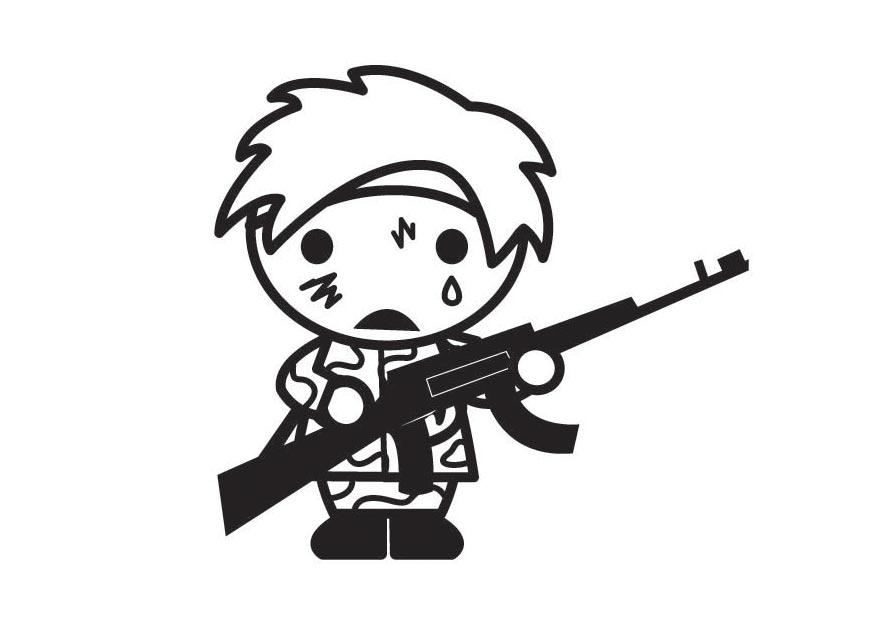 no bimbi in guerra Disegno da colorare no bimbi in guerra
