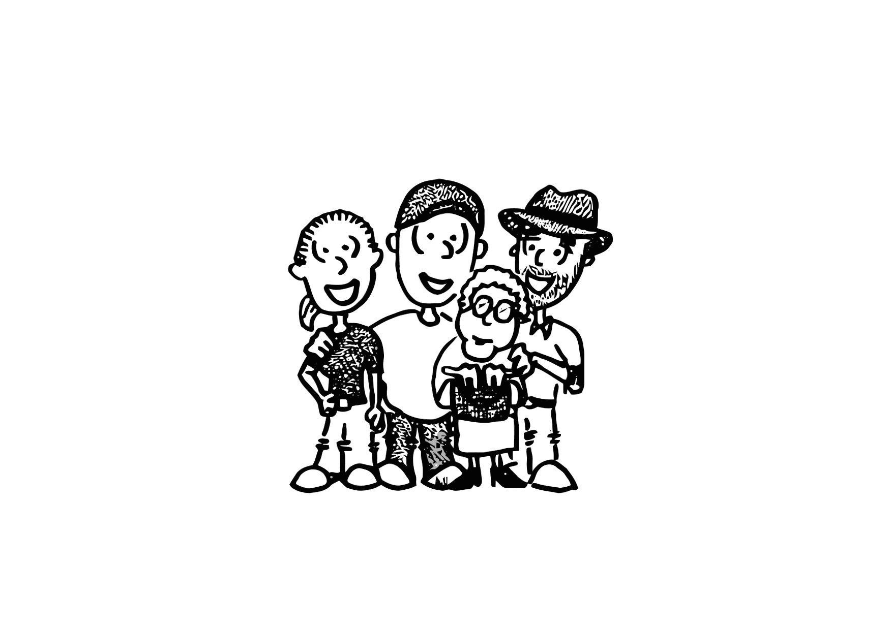 noi Disegno da colorare noi