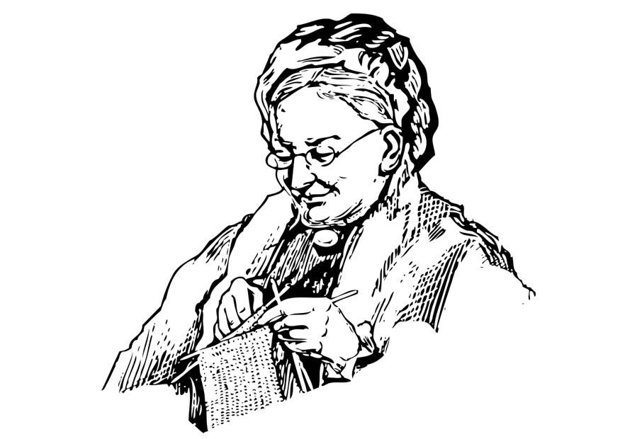 nonna Disegno da colorare nonna