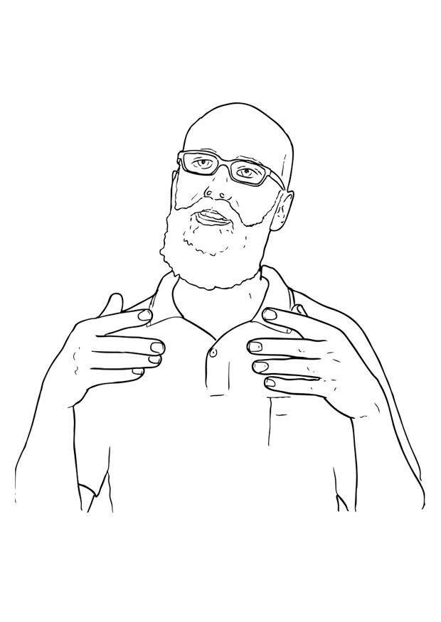 nonno Disegno da colorare nonno