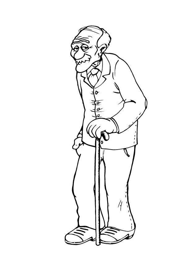nonno Disegno da colorare nonno