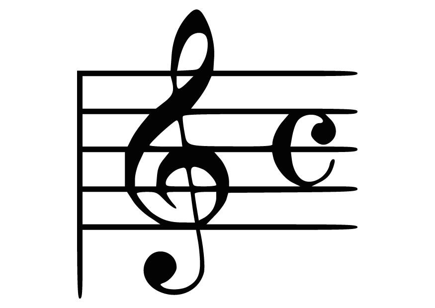 note musicali Disegno da colorare note musicali