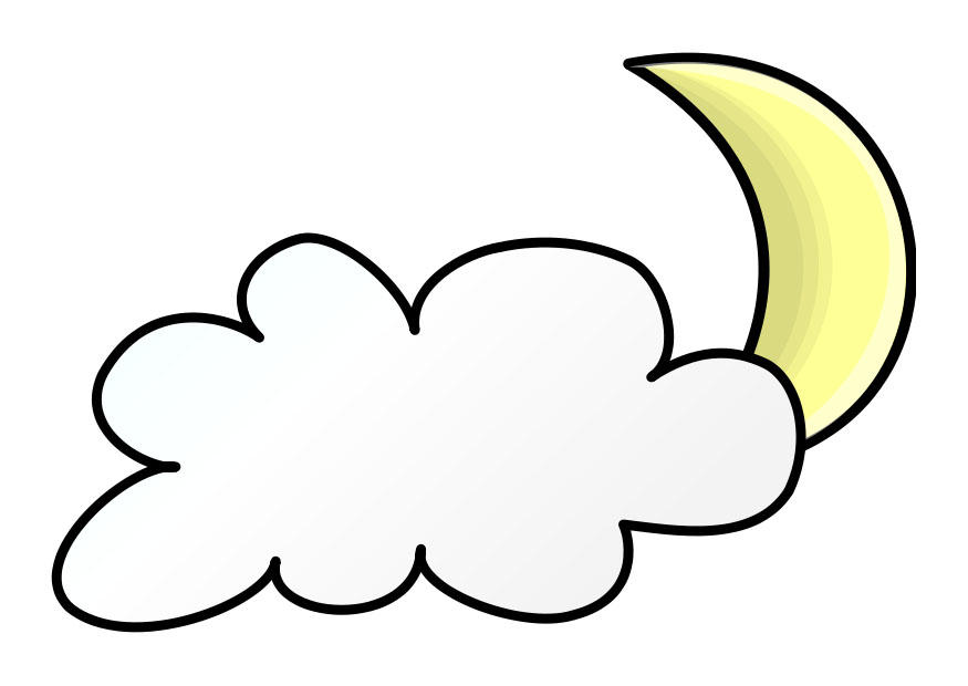 notte nuvolosa immagine notte nuvolosa