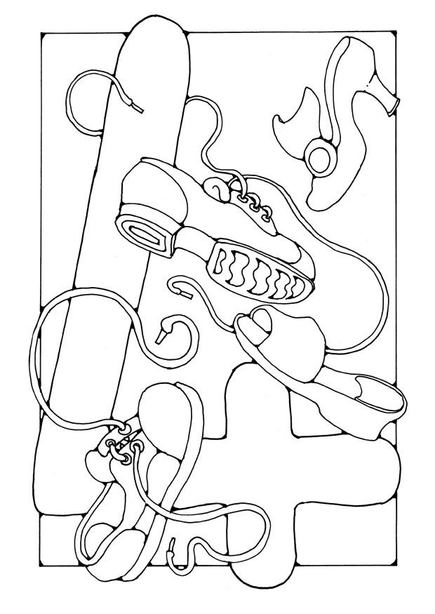 numero - 4 Disegno da colorare numero - 4